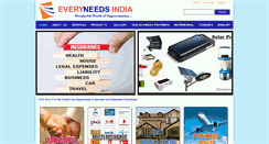 Desktop Screenshot of everyneedsindia.com